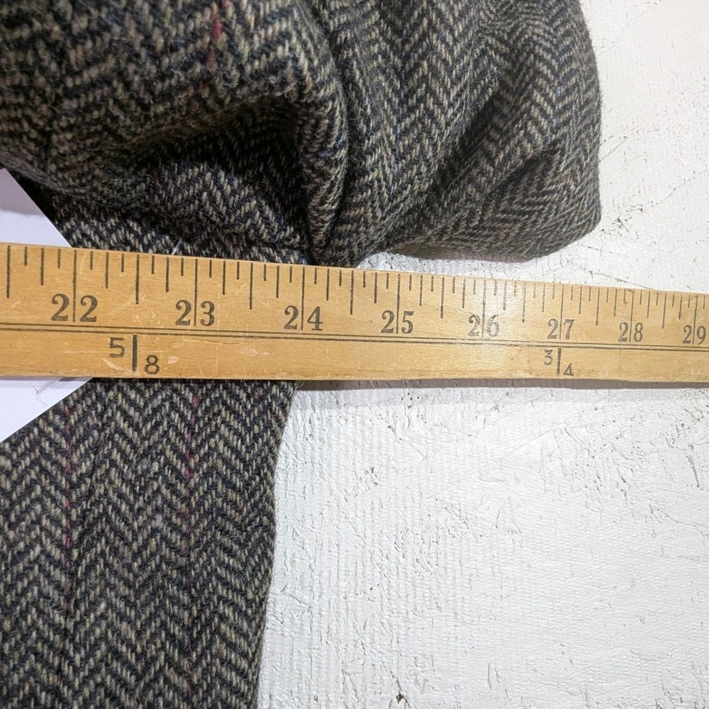 Clark 100% Wool Herringbone Blazer 48L Gray Brown - Picture 7 of 16
